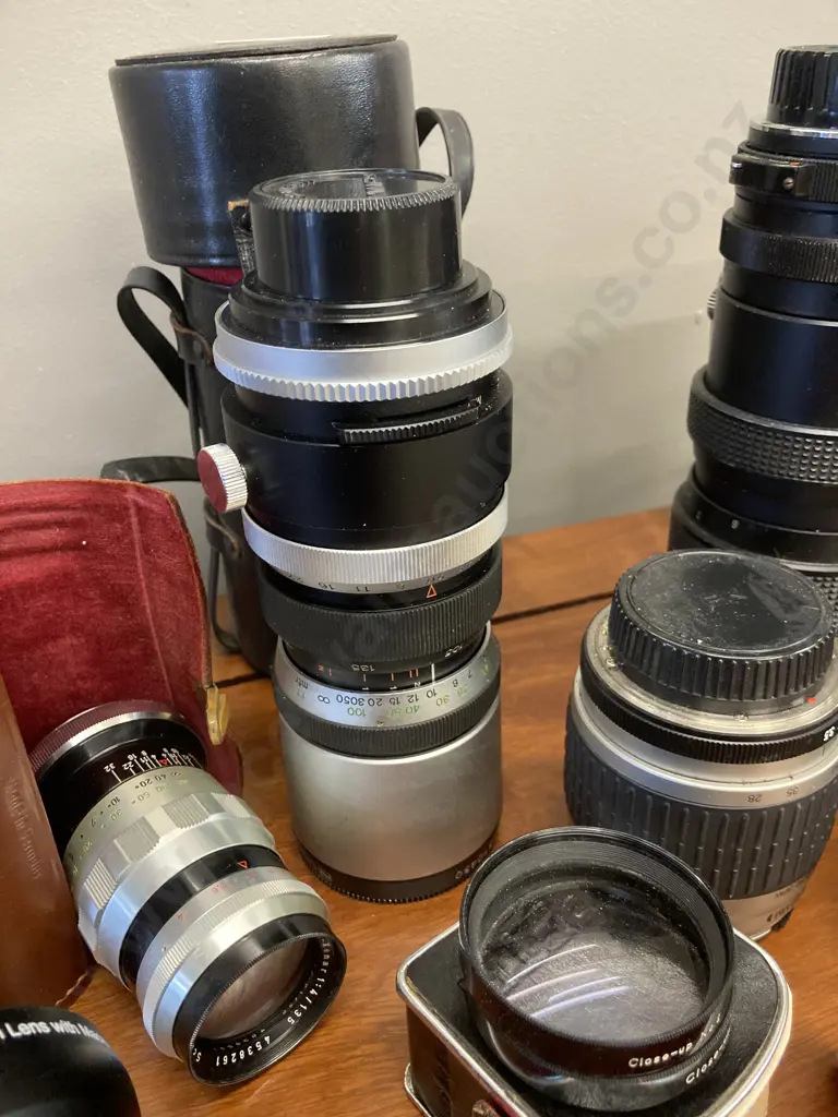 Assorted Camera Lenses, Cases Etc Image 1++